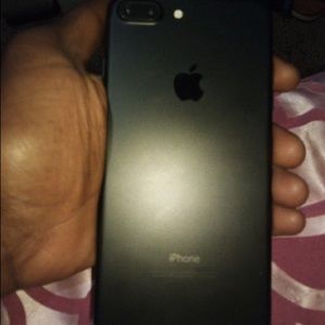iPhone 7+ with case and screen protector
